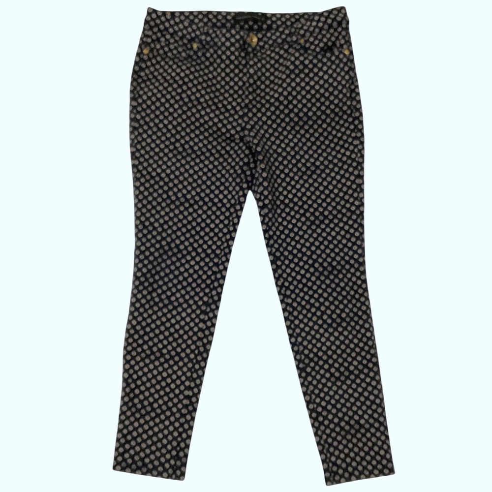 Purificacion Garcia womens abstract print trousers pant ankle career tailored 40